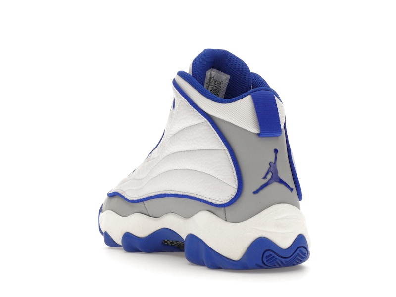 Jordan Pro Strong White Royal Grey