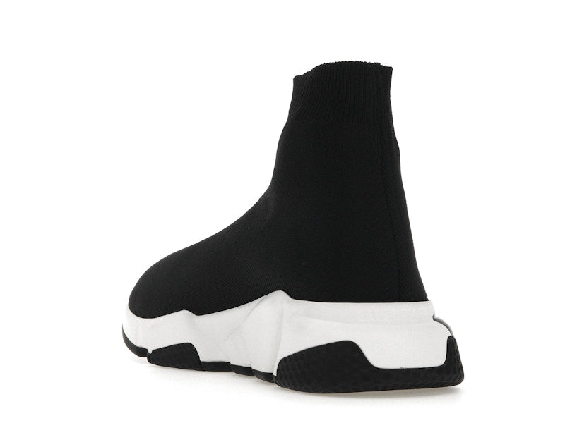 Balenciaga Speed Graffiti Trainers White Black Logo (Women's)