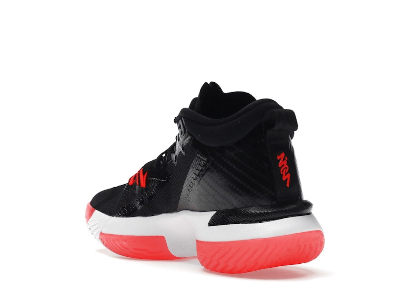 Jordan Zion 1 Black White Bright Crimson