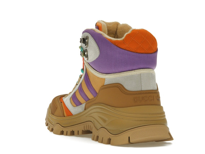 Gucci x Adidas Laced Up Boots Brown Purple (Women's)