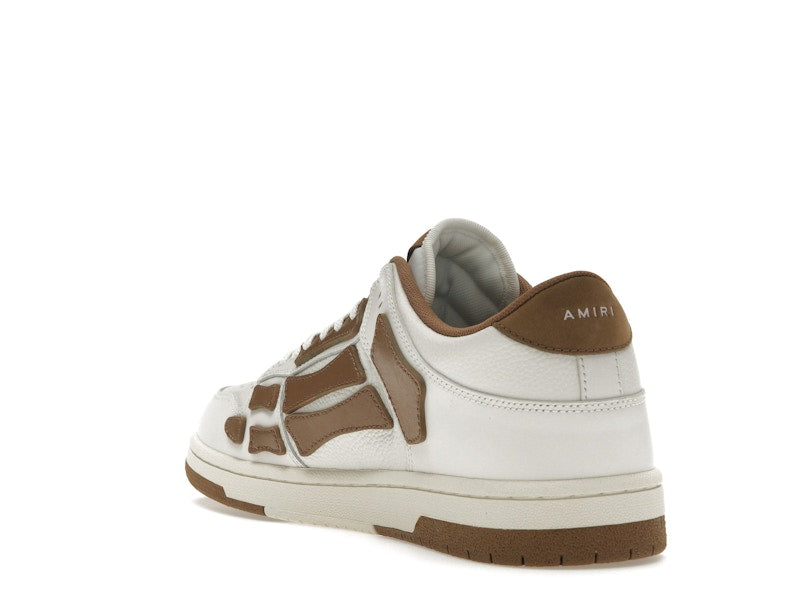 AMIRI Skel Top Low White Brown White