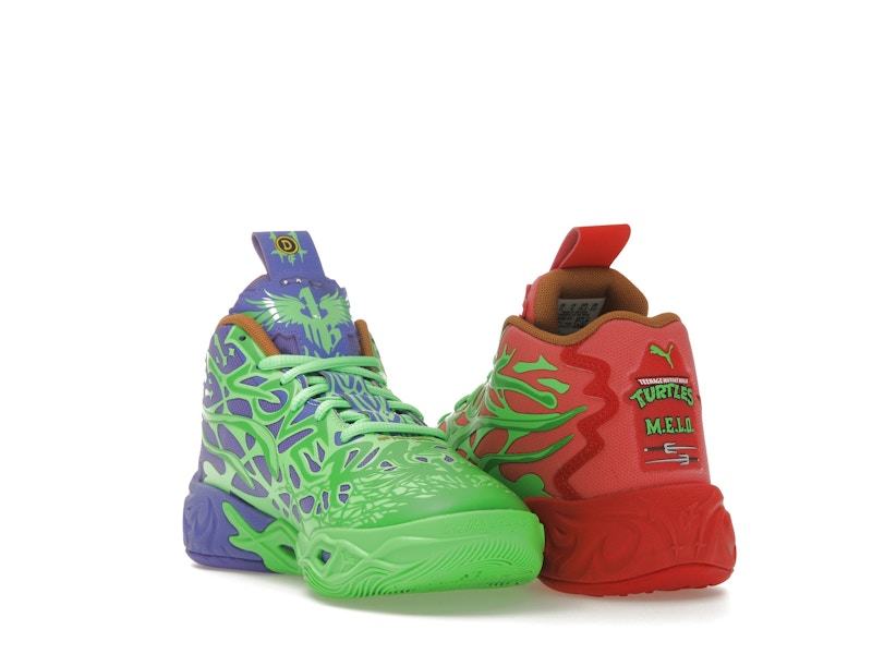 Puma LaMelo Ball MB.04 Teenage Mutant Ninja Turtles Raphael and Donatello (GS)