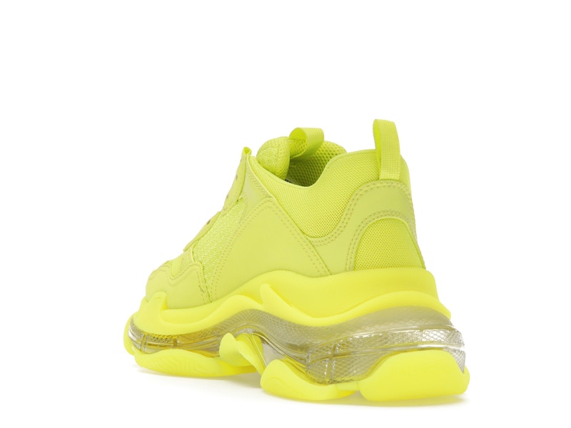 Balenciaga Triple S Clear Sole Fluo Yellow White (Women's)