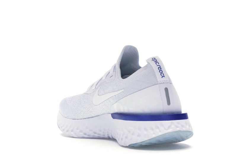Nike Epic React Flyknit White Racer Blue (Women's)