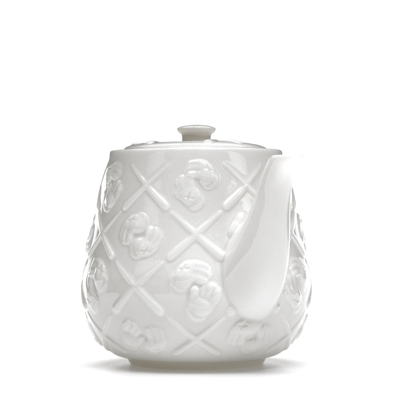 KAWS Ceramic Teapot White