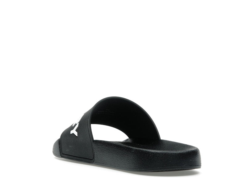 Burberry Logo Slides Black Optic White