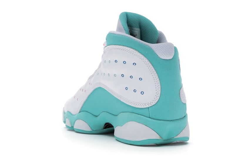 Jordan 13 Retro White Soar Green Pink (GS)