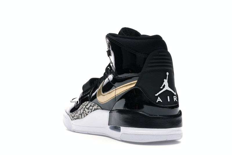 Jordan Legacy 312 Black Gold Patent