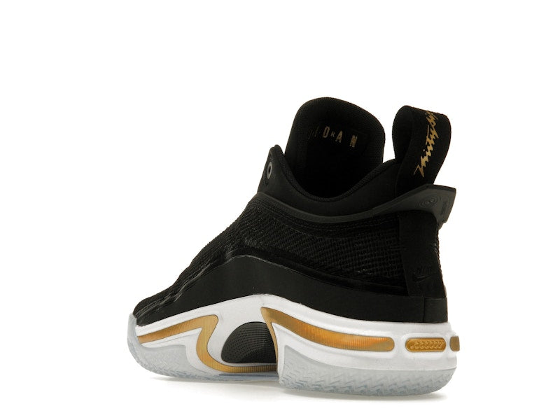 Jordan 36 Low Black Gold (Clear Sole)