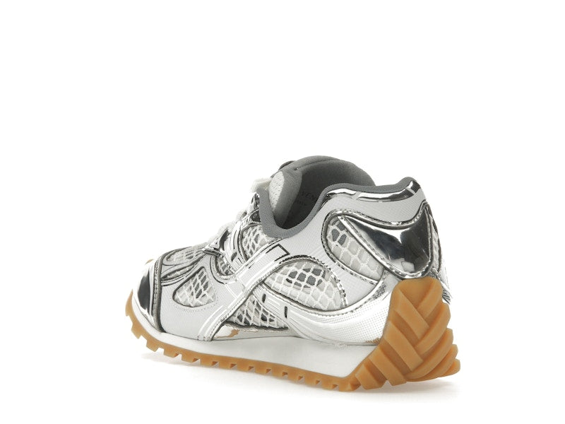 Bottega Veneta Orbit Silver White (Women's)