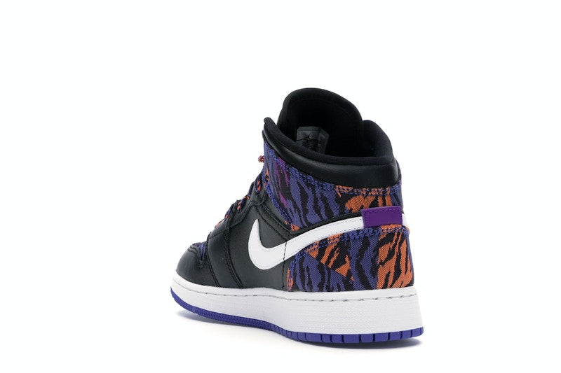 Jordan 1 Mid Multi-Color Tiger Stripe (GS)