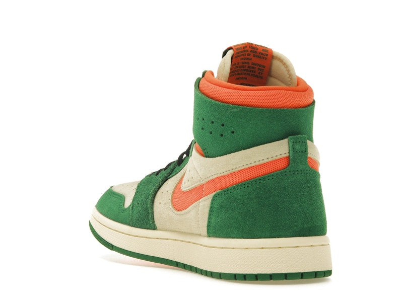 Jordan 1 High Zoom Air CMFT 2 Pine Green Orange Blaze (Women's)
