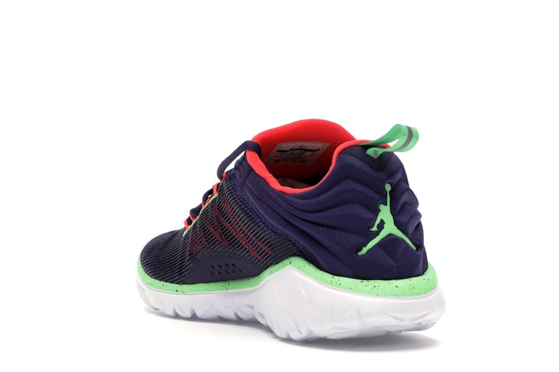 Jordan Flight Flex Trainer Ink/Lt Psn Green-Infrrd 23-White