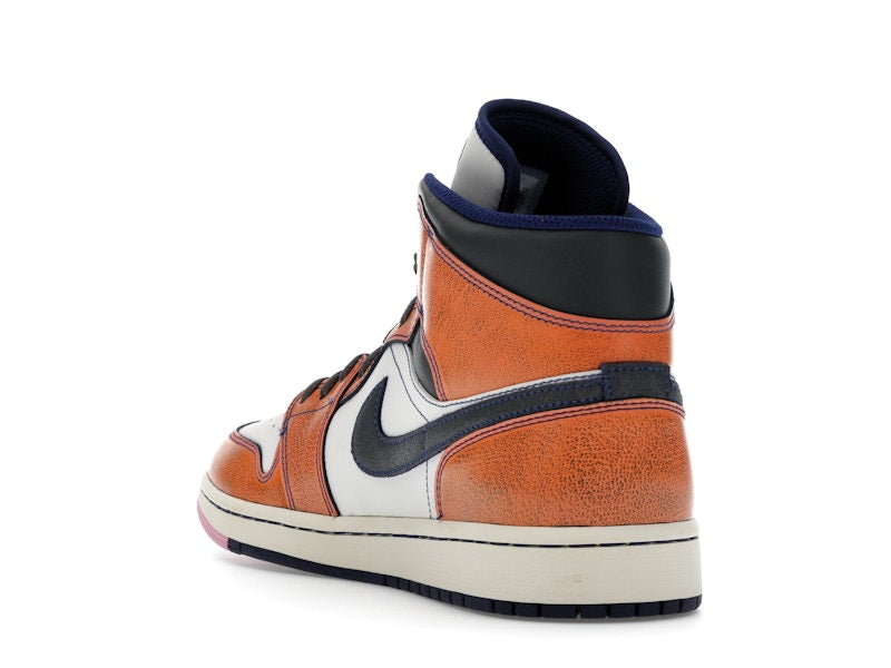 Jordan 1 Mid SE Summit White Crimson Bliss Deep Royal Blue Iron Grey