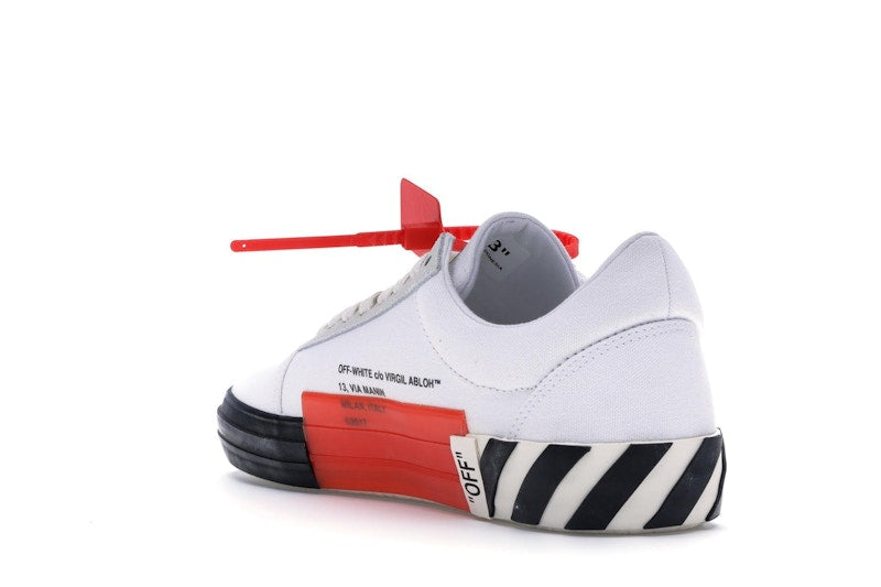 OFF-WHITE Vulc Low White (Updated Stripes)