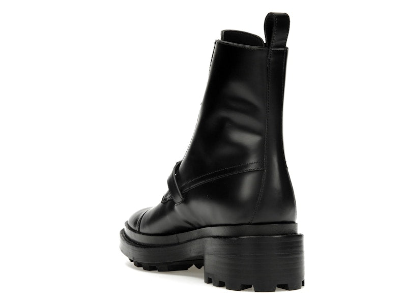 Hermes Funk Ankle Boot Noir Calfskin Leather