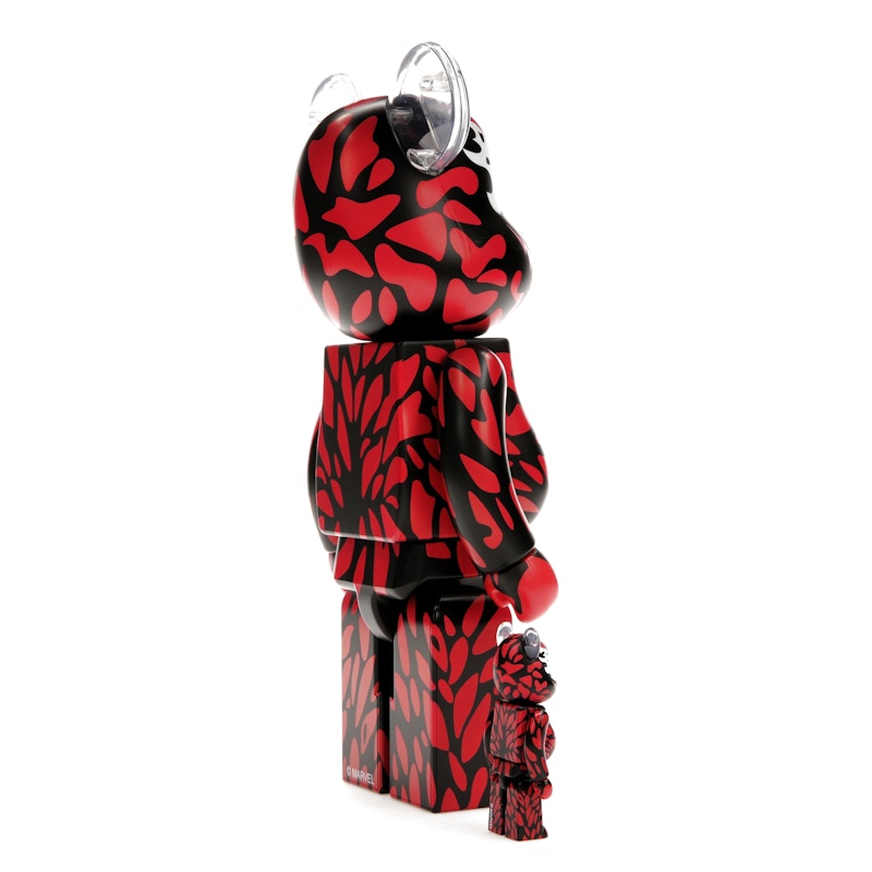 Bearbrick x Marvel Carnage 100% & 400% Set
