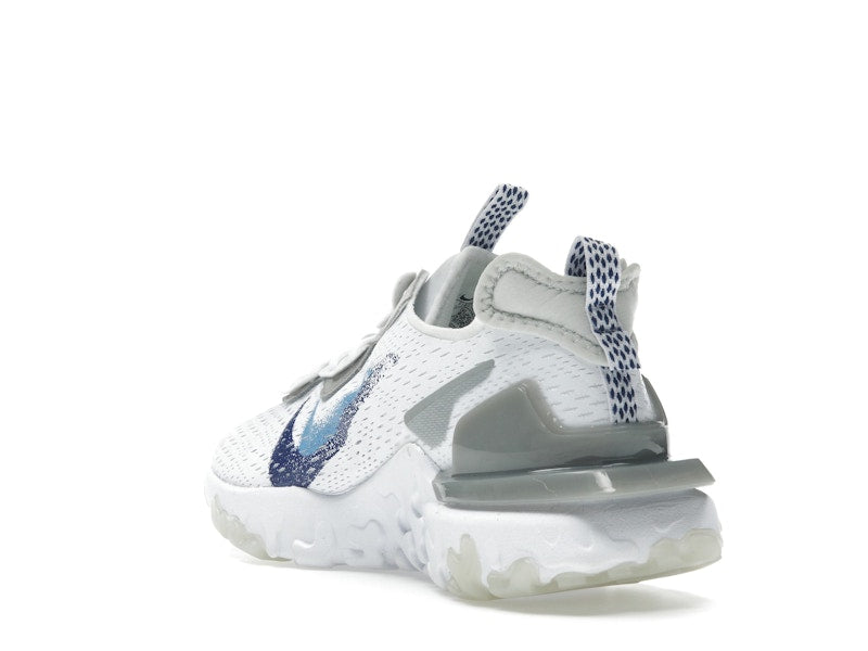Nike React Vision White Double Blue Swoosh