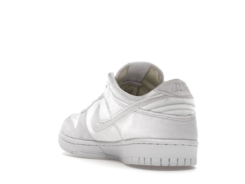 Nike Dunk Low Dover Street Market Triple White Velvet