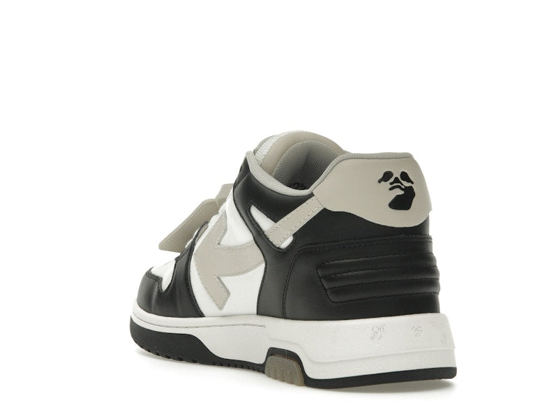OFF-WHITE Out Of Office OOO Low Tops Black Beige