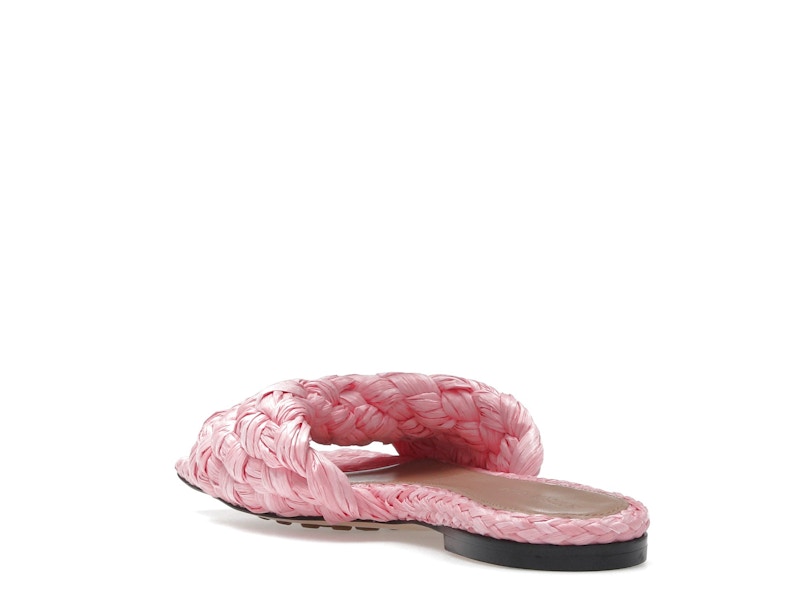 Bottega Veneta Raffia Stretch Flat Sandals Blossom (Women's)