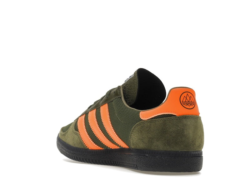 adidas Barrowland SPZL Dust Green Signal Orange