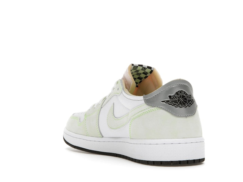 Jordan 1 Retro Low White Ghost Green Black
