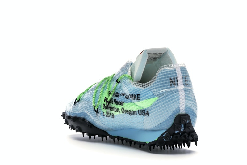 Nike Waffle Racer Off-White Vivid Sky (Women's)