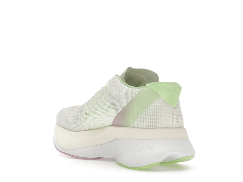 adidas Adizero Boston 12 Cloud White Core Black Green Spark