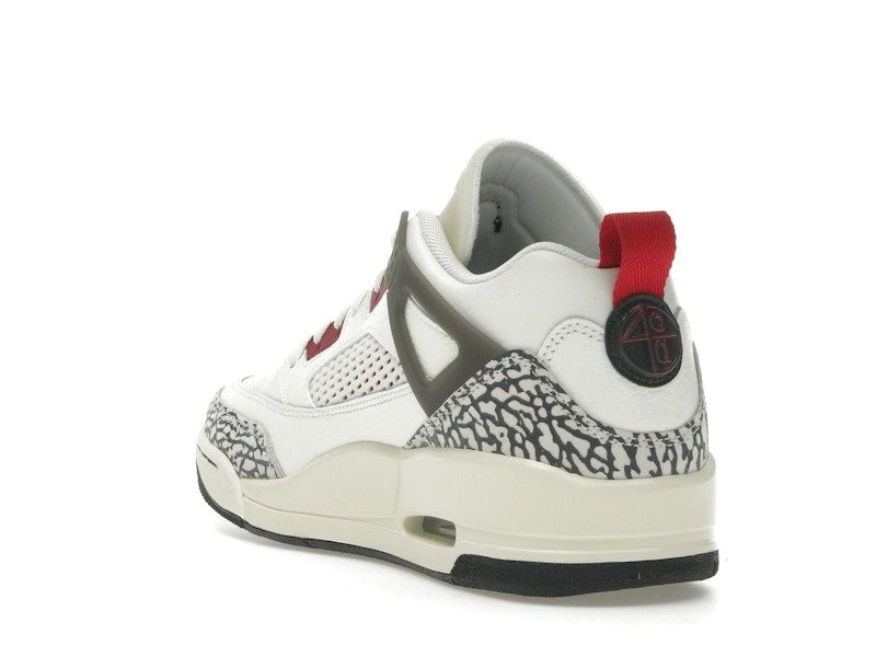 Jordan Spizike Low Sail Anthracite Coconut Milk Varsity Red
