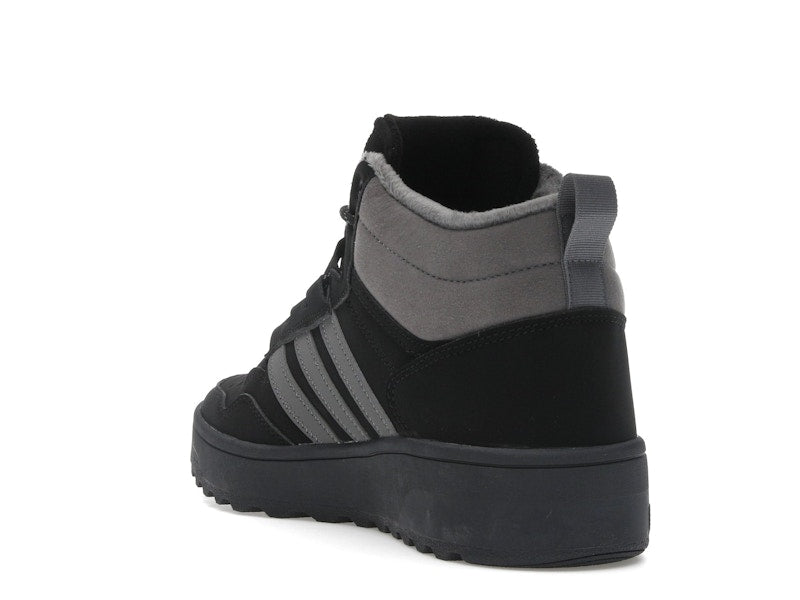 adidas Hoops 4.0 Mid Black Grey Four