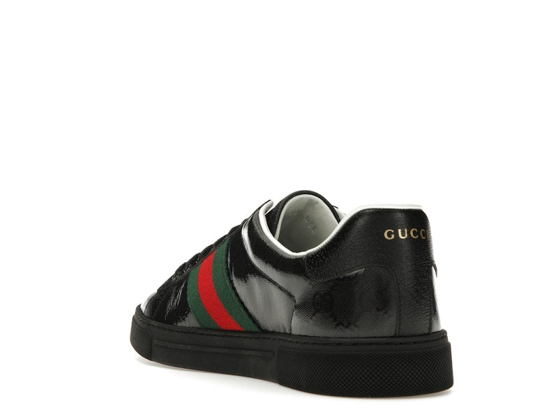 Gucci Ace GG Crystal Canvas Black