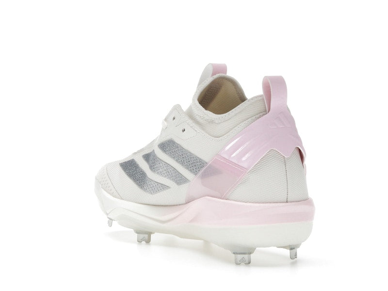 adidas Adizero Instinct+ 2.0 Chalk White Silver Metallic Clear Pink (Women's)