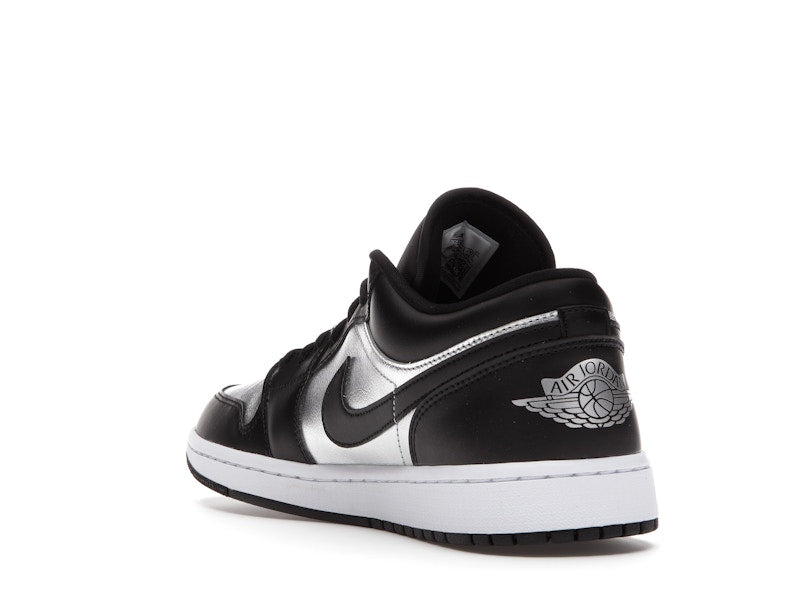 Jordan 1 Low SE Black Metallic Silver (Women's)