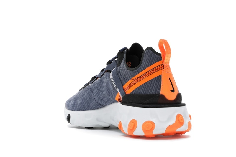 Nike React Element 55 SE Midnight Navy Total Orange