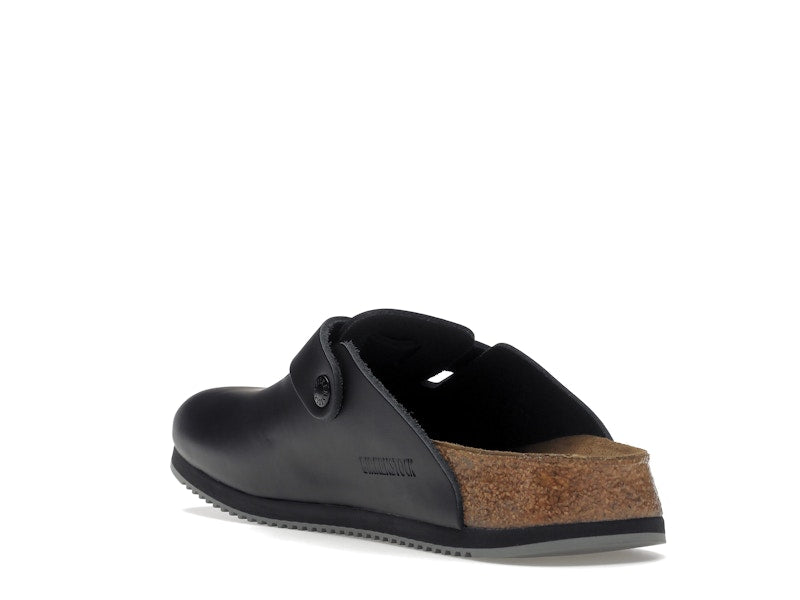 Birkenstock Boston Super Grip Leather Black