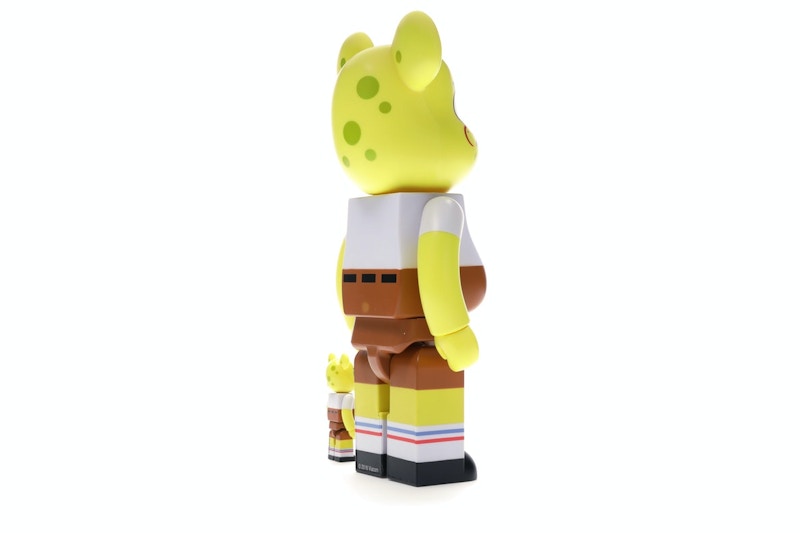 Bearbrick Spongebob 100% & 400% Set Yellow