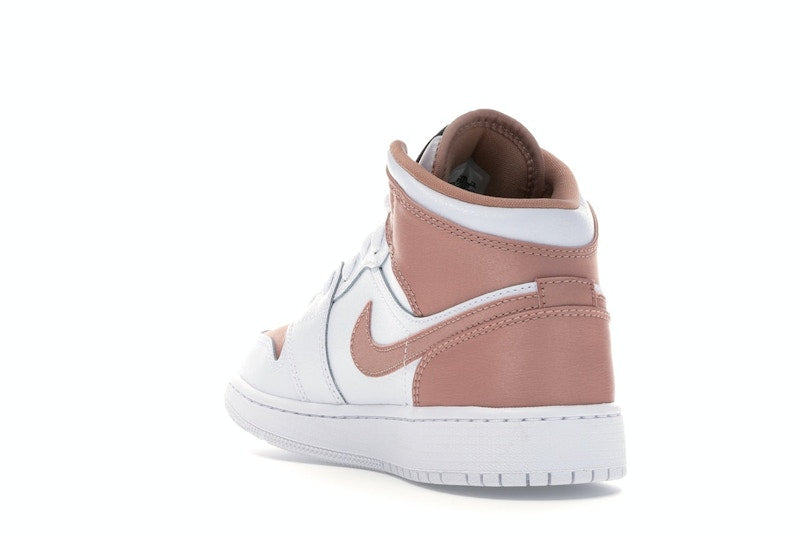 Jordan 1 Mid White Rose Gold (GS)
