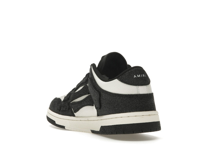 AMIRI Skel Top Low Shimmer Black White