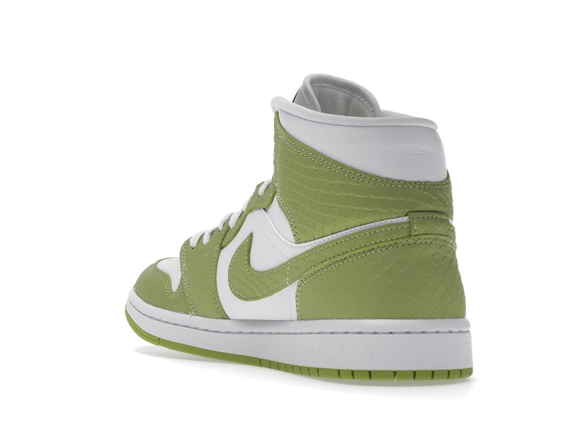 Jordan 1 Mid Green Python (Women's)