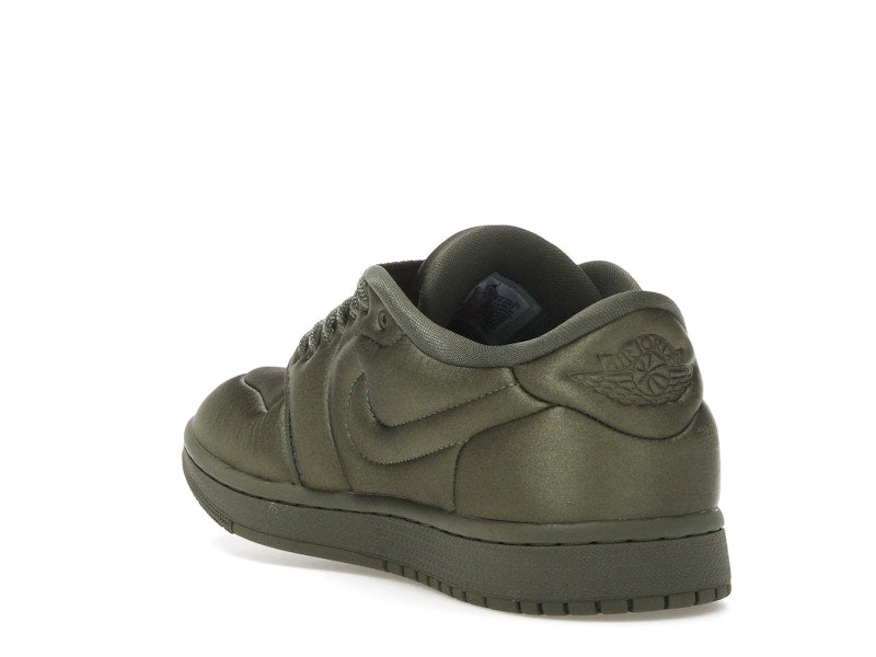 Jordan 1 Low Method of Make Satin Medium Olive (Women's)