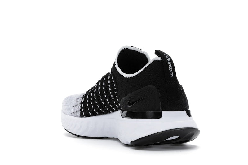 Nike React Phantom Run Flyknit 2 Black White (Women's)