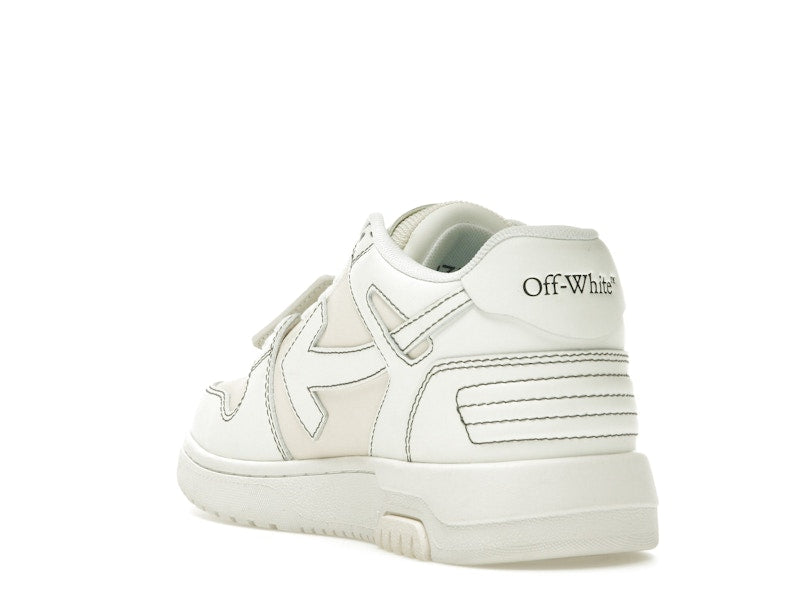 OFF-WHITE Out Of Office OOO Low Tops Cream White