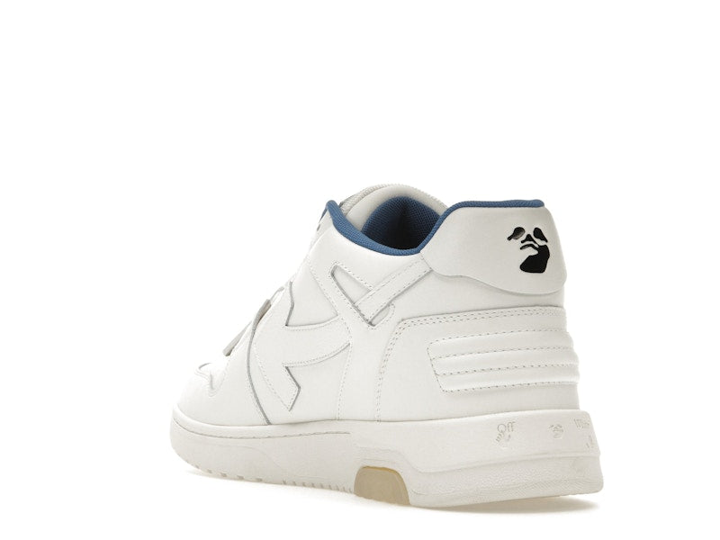 OFF-WHITE Out Of Office "OOO" Low Tops For Walking White White Dark Blue SS22