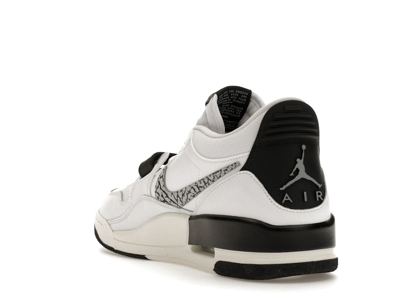 Jordan Legacy 312 Low White Black Elephant Swoosh