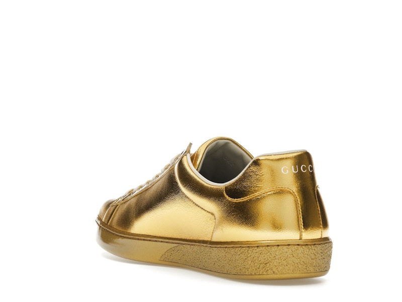 Gucci Ace Metallic Gold