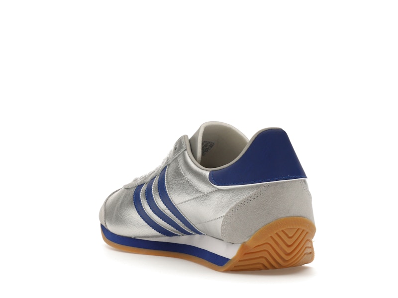 adidas Country OG Matte Silver Bright Blue Cloud White