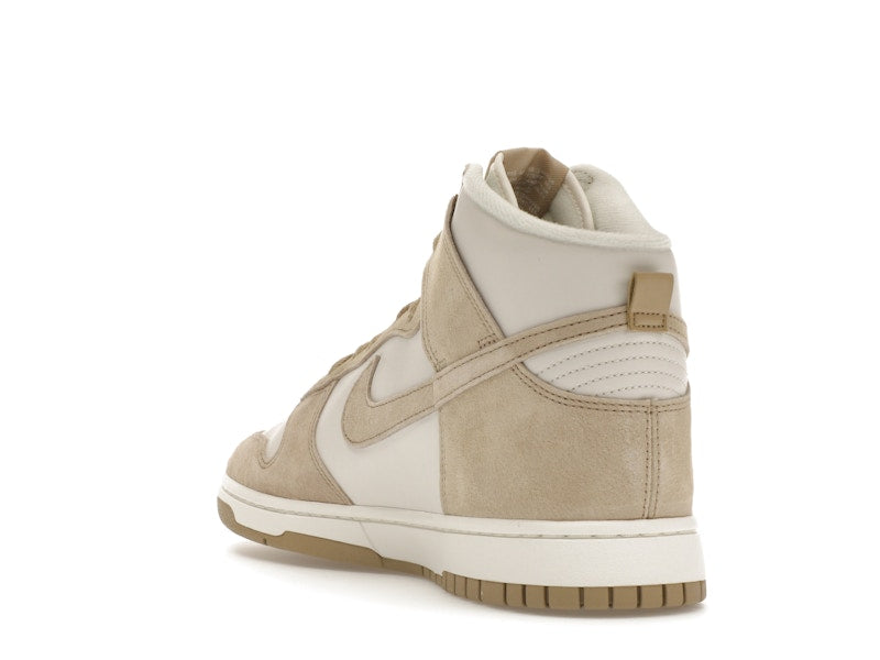 Nike Dunk High Tan Suede White