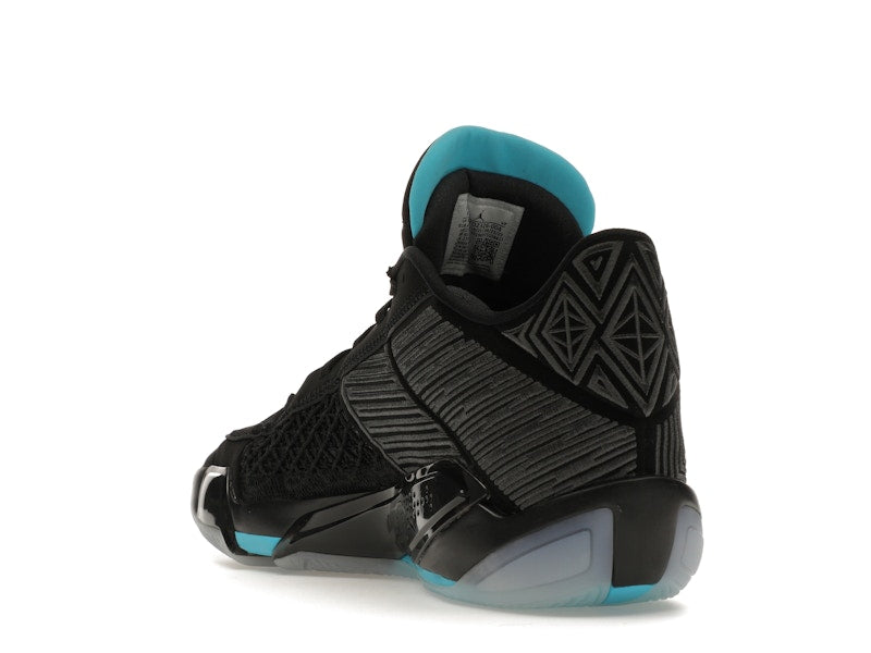 Jordan 38 Low Black Gamma Blue (Translucent Sole)