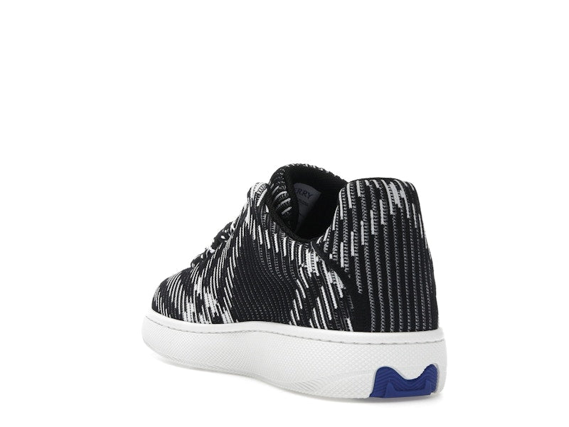 Burberry Check Knit Box Sneaker Black White (Women's)
